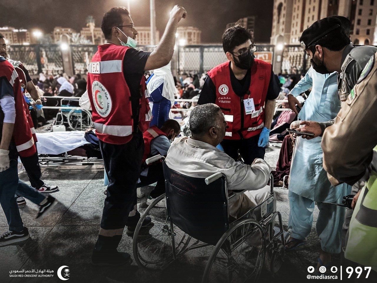 On-site emergency operations - Saudi Red Crescent Authority, Madinah